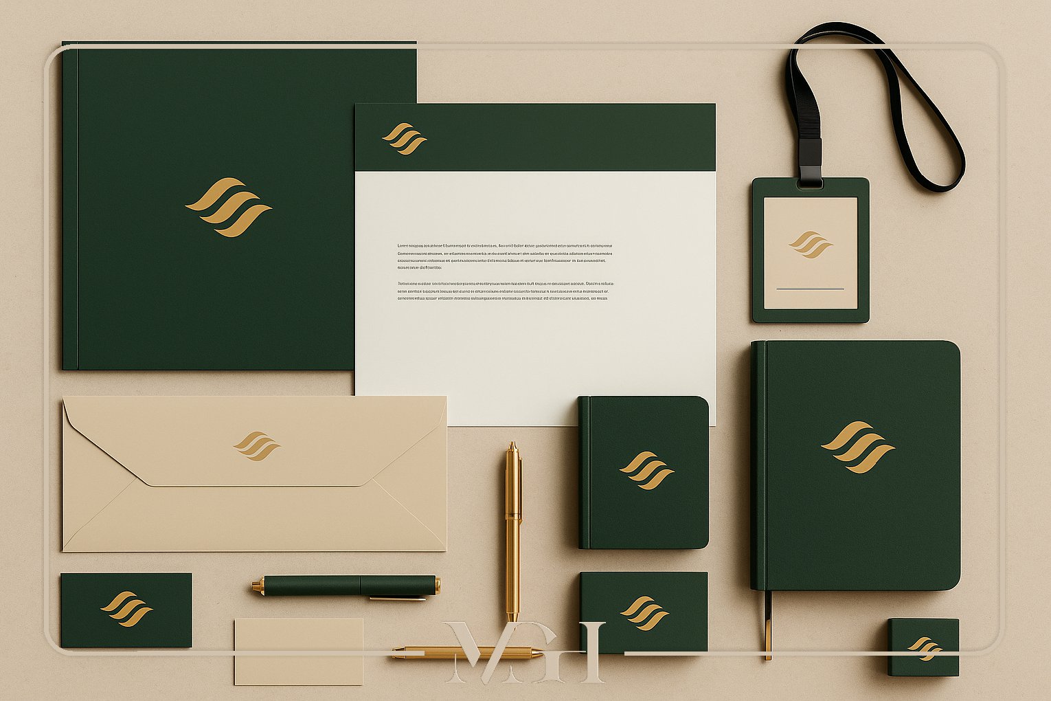 طراحی ست اداری | Corporate Stationery Design | MGHDesigns | مهناز قلیزاده | Mahnaz Gholizadeh